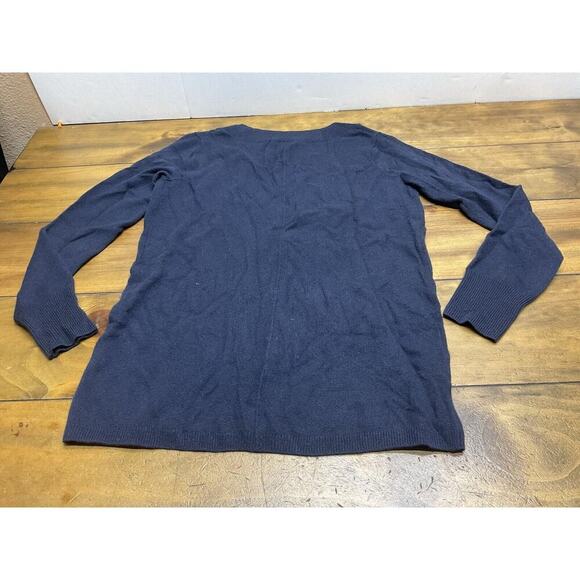 Club Monaco Black V Neck Pullover Cashmere Sweater Womens Size Medium - Picture 9 of 10